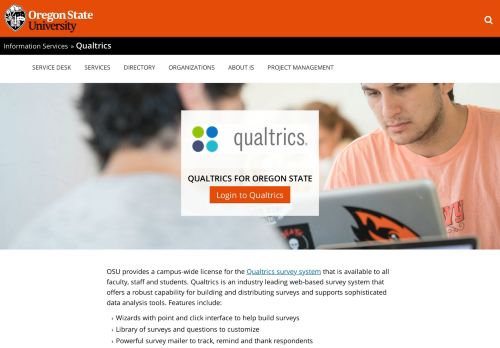 
                            11. Qualtrics - | | Information Services | Oregon State University