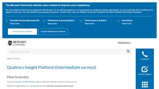 
                            13. Qualtrics Insight Platform (intermediate surveys) | eSolutions