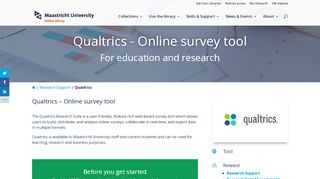 
                            1. Qualtrics - Online Library | Maastricht University