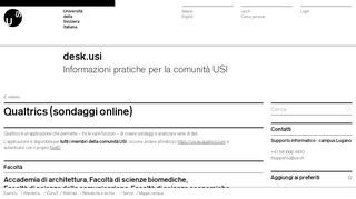 
                            6. Qualtrics (sondaggi online) | USI Desk