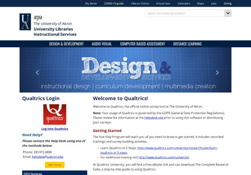 
                            5. Qualtrics : The University of Akron