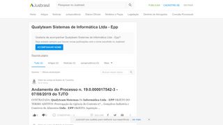 
                            11. Qualyteam Sistemas de Informática Ltda - Epp - JusBrasil