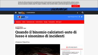 
                            12. Quando il binomio calciatori-auto di lusso è sinonimo di incidenti – ITA ...