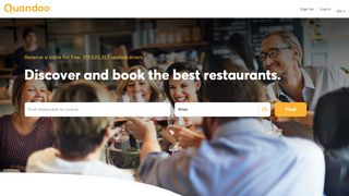 
                            9. Quandoo: Reserve a table online at over 17000 restaurants
