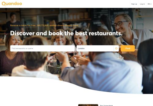 
                            13. Quandoo UK: Book a table at over 17000 restaurants