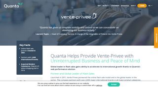 
                            13. Quanta | Vente-Privee is now an uninterrupted business