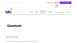 
                            7. Quantcast | IAB Europe