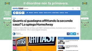 
                            9. Quanto si guadagna affittando la seconda casa? Lo spiega HomeAway