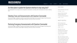 
                            3. Quantum Commander Archives - Bogen Communications Education ...