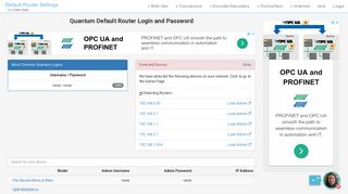 
                            4. Quantum Default Router Login and Password - Clean CSS