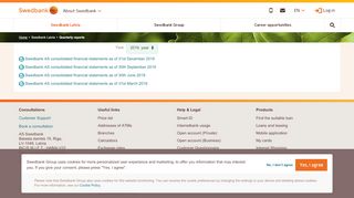 
                            11. Quarterly reports - Swedbank