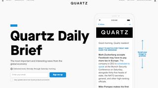 
                            9. Quartz Daily Brief — Quartz