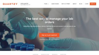
                            3. Quartzy | Easily manage your lab supply requests