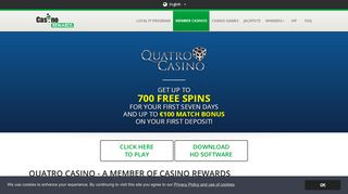 
                            11. Quatro Casino - Casino Rewards Mobile Member Casino