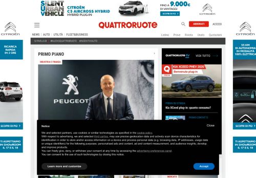 
                            6. Quattroruote: News, Prove e Listino prezzi Auto - Quattroruote.it