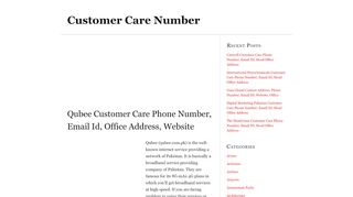 
                            9. Qubee Customer Care Phone Number, Email Id, Office Address, Website