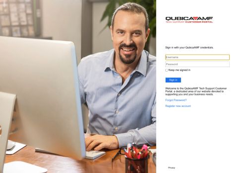 
                            5. QubicaAMF Customer Portal | Sign In