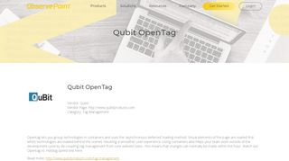 
                            10. Qubit OpenTag - ObservePoint