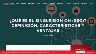 
                            8. ¿Qué es el Single Sign on (SSO)? Definición, características y ...