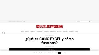 
                            12. ▷ ¿Qué es GANO EXCEL y cómo funciona? » Guía completa