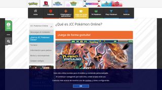 
                            5. ¿Qué es JCC Pokémon Online? | Pokemon.es