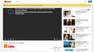 
                            5. Qué es online sales pro? Español - YouTube