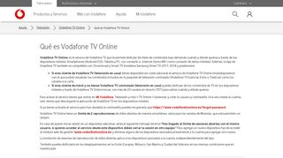 
                            4. Qué es Vodafone TV Online | Ayuda Vodafone Particulares