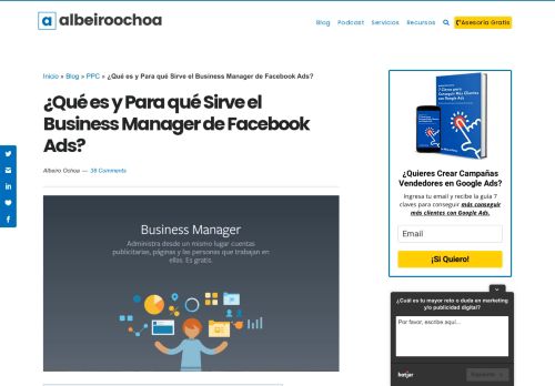 
                            7. ¿Qué es y Para que Sirve el Business Manager de Facebook?