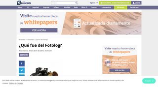 
                            6. ¿Qué fue del Fotolog? - Silicon