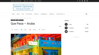 
                            6. Que Pasa – Aruba | Island Options