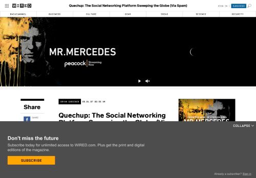 
                            7. Quechup: The Social Networking Platform Sweeping the Globe (Via ...