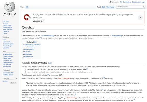 
                            4. Quechup - Wikipedia
