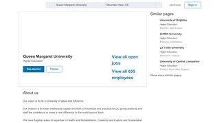 
                            8. Queen Margaret University | LinkedIn