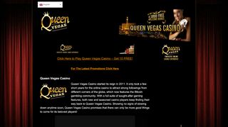 
                            13. Queen Vegas Casino – Get 25 Free Spins Today
