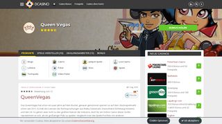 
                            8. Queen Vegas Casino Review: 100% Bonus bis zu 100 Mega-Spiele