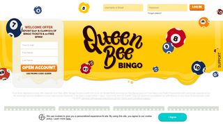 
                            12. QueenBeeBingo.com: The Buzzing Bingo Site Is Here!