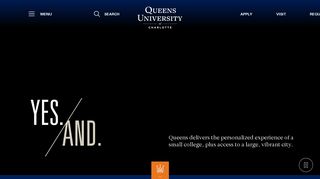 
                            7. Queens University of Charlotte: Homepage