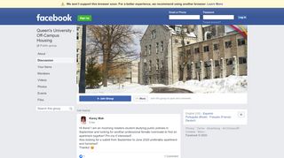 
                            10. Queen's University - Off-Campus Housing Public Group | Facebook