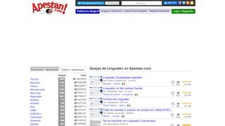 
                            5. Quejas de Linguatec en Apestan.com | Página