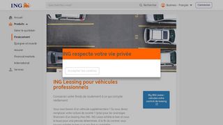 
                            4. Quel leasing choisir pour votre v?hicule professionnels | ING Belgique