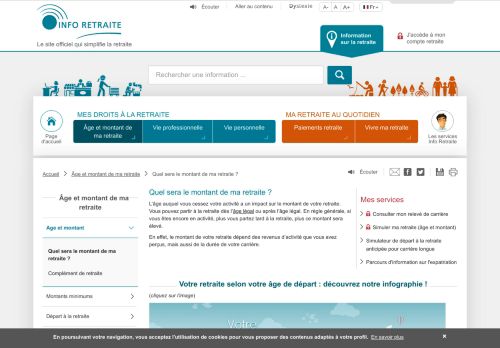 
                            4. Quel sera le montant de ma retraite - Info retraite