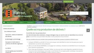 
                            4. Quelle est ma production de déchets ? — Fléron, une ville à la ...