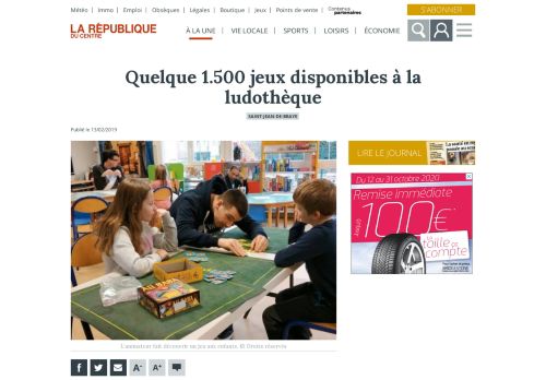 
                            10. Quelque 1.500 jeux disponibles à la ludothèque - Saint-Jean-de ...