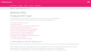 
                            5. Quentry-Cloud-Software, FAQ – Quentry-Cloud – Brainlab