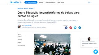 
                            7. Quero Educação lança plataforma de bolsas para cursos de ... - StartSe