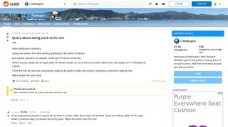 
                            8. Query about doing work at Vic Uni : Wellington - Reddit