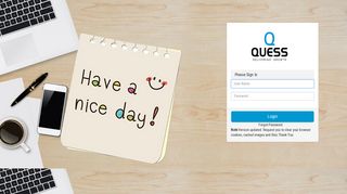 
                            6. Quess Central::Login Page