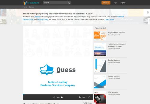 
                            13. Quess Corp Limited Brochure - SlideShare