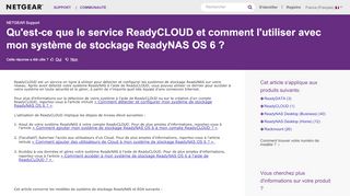 
                            4. Qu'est-ce que le service ReadyCLOUD et comment l ... - Netgear KB