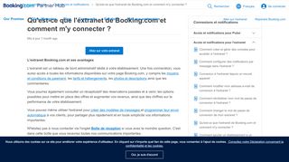 
                            2. Qu'est-ce que l'extranet de Booking.com et comment m'y connecter ...